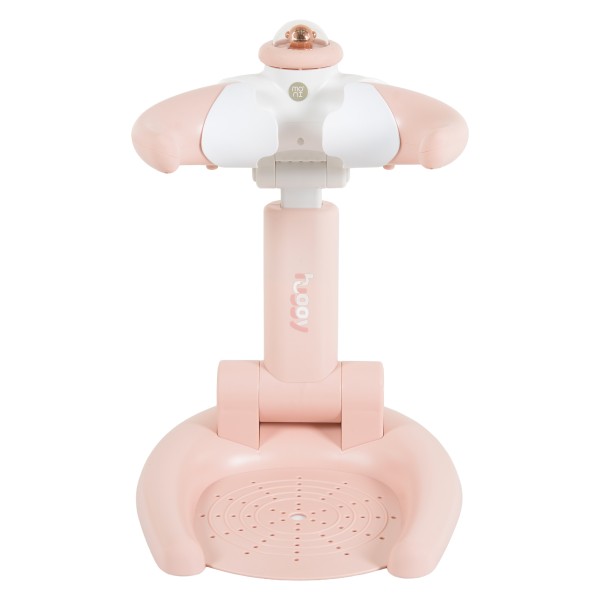 Suport de Baie Bebeluș Moni Huggy Pink, Antiderapant, Pliabil, 4 Înălțimi, 9-36 Luni