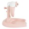 Suport de Baie Bebeluș Moni Huggy Pink, Antiderapant, Pliabil, 4 Înălțimi, 9-36 Luni