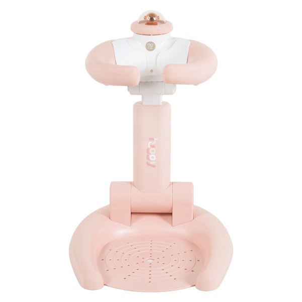 Suport de Baie Bebeluș Moni Huggy Pink, Antiderapant, Pliabil, 4 Înălțimi, 9-36 Luni