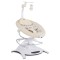 Leagăn Electric Cangaroo La Scala Beige, 6 Moduri, 5 Viteze, Rotativ 360°, Telecomandă, 12 Melodii, 0-9 kg