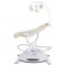 Leagăn Electric Cangaroo La Scala Beige, 6 Moduri, 5 Viteze, Rotativ 360°, Telecomandă, 12 Melodii, 0-9 kg