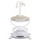 Leagăn Electric Cangaroo La Scala Beige, 6 Moduri, 5 Viteze, Rotativ 360°, Telecomandă, 12 Melodii, 0-9 kg