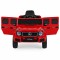 Mașină Electrică Mercedes-Benz G580 Red pentru Copii, 12V, Telecomandă 2.4 GHz, Bluetooth, Scaun din Piele, Anvelope EVA, 3-8 Ani