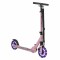 Trotinetă Pliabilă Byox Urban Junior Pink, Roți LED 180mm, Suspensie Față, Rulmenți ABEC-7, Ghidon Reglabil, 6-12 Ani, Max 80 kg