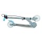 Trotinetă Pliabilă Byox ManiaPro Blue, Roți LED 125mm, Frână Dublă, Suspensie Față, Ghidon Reglabil, 5+ Ani, Max 50 kg