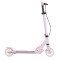 Trotinetă Pliabilă Byox ManiaPro Pink, Roți LED 125mm, Frână Dublă, Suspensie Față, Ghidon Reglabil, 5+ Ani, Max 50 kg