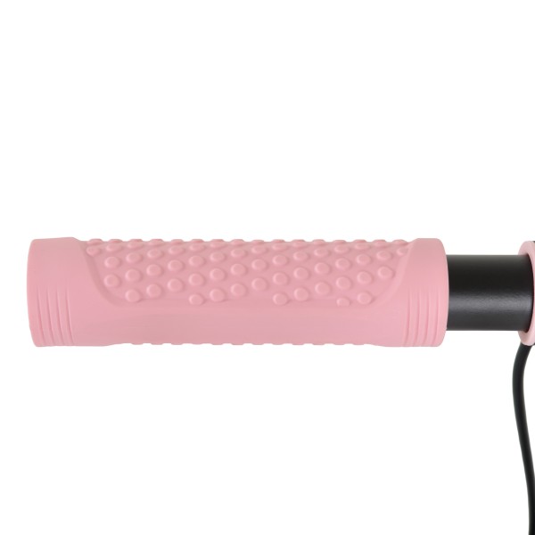 Trotinetă Pliabilă Byox ManiaPro Pink, Roți LED 125mm, Frână Dublă, Suspensie Față, Ghidon Reglabil, 5+ Ani, Max 50 kg