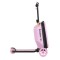 Trotinetă 2în1 Byox ScooterBox Pink, Geantă Depozitare Extensibilă, Compartiment Desen A5, Roți LED, Ghidon Reglabil, 2-5 Ani
