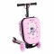 Trotinetă 2în1 Byox ScooterBox Pink, Geantă Depozitare Extensibilă, Compartiment Desen A5, Roți LED, Ghidon Reglabil, 2-5 Ani