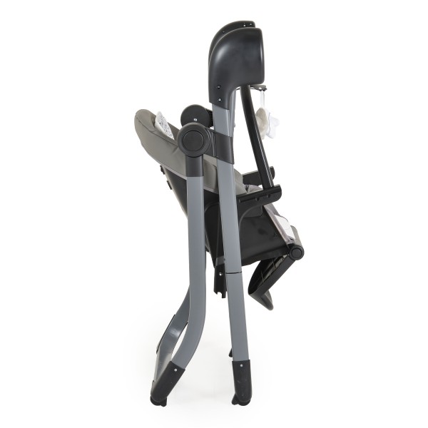 Scaun de Masa 2în1 cu Leagăn Electric Cangaroo Nirvana Grey, 5 Viteze, Telecomandă, 12 Melodii + 5 Sunete, Senzor Mișcare, 0-15 kg