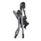 Scaun de Masa 2în1 cu Leagăn Electric Cangaroo Nirvana Grey, 5 Viteze, Telecomandă, 12 Melodii + 5 Sunete, Senzor Mișcare, 0-15 kg