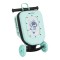 Trotinetă 2în1 Byox ScooterBox Mint, Geantă Depozitare Extensibilă, Compartiment Desen A5, Roți LED, Ghidon Reglabil, 2-5 Ani