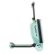 Trotinetă 2în1 Byox ScooterBox Mint, Geantă Depozitare Extensibilă, Compartiment Desen A5, Roți LED, Ghidon Reglabil, 2-5 Ani