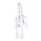 Scaun de Masă Moni Cocomero Blue, 5 Niveluri Înălțime, Spătar 3 Poziții, Tavă Dublă Detașabilă, Ham 5 Puncte, Bară Siguranță, 6 Luni – 15 kg