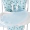 Scaun de Masă Moni Cocomero Blue, 5 Niveluri Înălțime, Spătar 3 Poziții, Tavă Dublă Detașabilă, Ham 5 Puncte, Bară Siguranță, 6 Luni – 15 kg