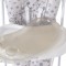 Scaun de Masă Moni Cocomero Grey, 5 Niveluri Înălțime, Spătar 3 Poziții, Tavă Dublă Detașabilă, Ham 5 Puncte, Bară Siguranță, 6 Luni – 15 kg