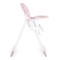 Scaun de Masă Moni Cocomero Pink, 5 Niveluri Înălțime, Spătar 3 Poziții, Tavă Dublă Detașabilă, Ham 5 Puncte, Bară Siguranță, 6 Luni – 15 kg