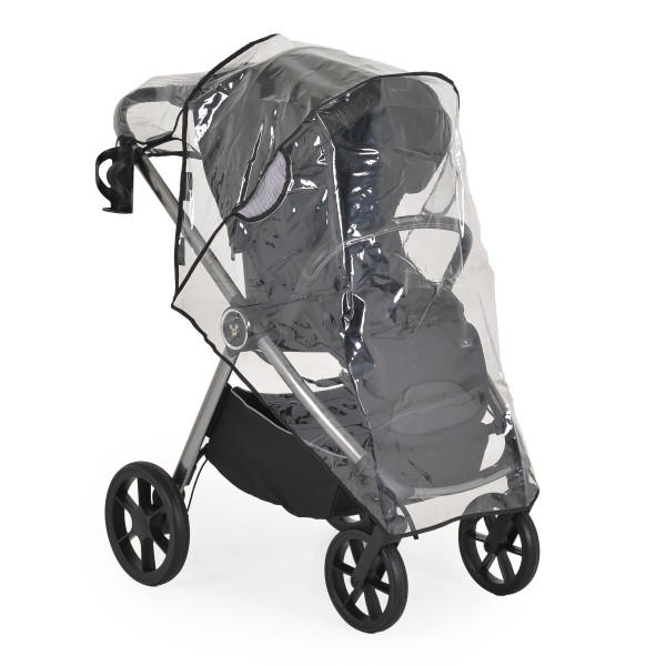 Carucior 3 in 1 Cangaroo Unique Black, 0-4 ani, 22 kg, landou, scaun auto i-Size 40-87 cm, reversibil