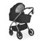 Carucior 3 in 1 Cangaroo Unique Black, 0-4 ani, 22 kg, landou, scaun auto i-Size 40-87 cm, reversibil