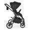 Carucior 3 in 1 Cangaroo Unique Black, 0-4 ani, 22 kg, landou, scaun auto i-Size 40-87 cm, reversibil