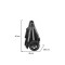Carucior 3 in 1 Cangaroo Unique Black, 0-4 ani, 22 kg, landou, scaun auto i-Size 40-87 cm, reversibil