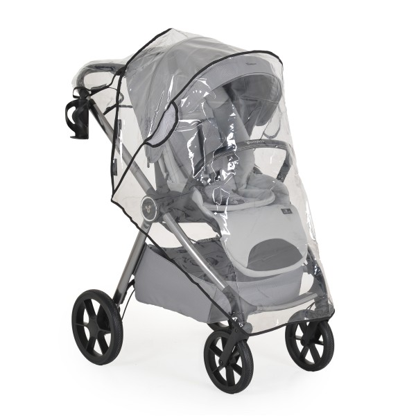 Carucior 3 in 1 Cangaroo Unique Silver, 0-4 ani, 22 kg, landou, scaun auto i-Size 40-87 cm, reversibil