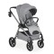 Carucior 3 in 1 Cangaroo Unique Silver, 0-4 ani, 22 kg, landou, scaun auto i-Size 40-87 cm, reversibil