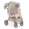Carucior 3 in 1 Cangaroo Unique Beige, 0-4 ani, 22 kg, landou, scaun auto i-Size 40-87 cm, reversibil