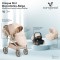 Carucior 3 in 1 Cangaroo Unique Beige, 0-4 ani, 22 kg, landou, scaun auto i-Size 40-87 cm, reversibil