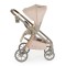 Carucior 3 in 1 Cangaroo Unique Beige, 0-4 ani, 22 kg, landou, scaun auto i-Size 40-87 cm, reversibil