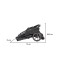 Carucior pliabil Gemeni Cangaroo 2Gether Black, 0-36 luni, 15 kg/copil, spatare reglabile, roti PU 360°