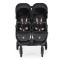 Carucior pliabil Gemeni Cangaroo 2Gether Black, 0-36 luni, 15 kg/copil, spatare reglabile, roti PU 360°