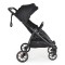 Carucior pliabil Gemeni Cangaroo 2Gether Black, 0-36 luni, 15 kg/copil, spatare reglabile, roti PU 360°