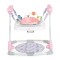 Saritor Moni Hop Pink  pentru copii, 6 luni+, 12 kg, scaun rotativ 360°, 3 niveluri inaltime, jucarii interactive, muzical