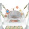 Saritor Moni Hop Grey pentru copii, 6 luni+, 12 kg, scaun rotativ 360°, 3 niveluri inaltime, jucarii interactive, muzical