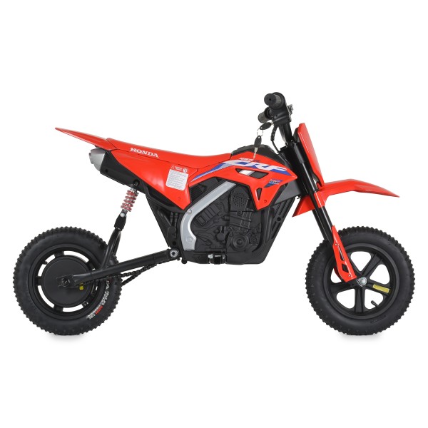 Motocicleta electrica copii Honda CRF450 Red, 6 ani+, 25 km/h, motor 250W, 2x12V7Ah, roti gonflabile 12", Bluetooth