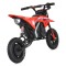 Motocicleta electrica copii Honda CRF450 Red, 6 ani+, 25 km/h, motor 250W, 2x12V7Ah, roti gonflabile 12", Bluetooth