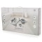 Set Cădiță Pliabilă Cangaroo Balena Grey, Termometru LED 3 Culori, Cadă + Găleată + Stropitoare + Covoraș, Antiderapant, 0 Luni+