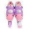 Patine Reglabile 2în1 Mărimea M (34-37)  Byox Double Flower, Mod Role + Mod Skate, Roți LED PU, Rulmenți ABEC-5, Frână