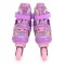 Patine Reglabile 2în1 Mărimea M (34-37)  Byox Double Flower, Mod Role + Mod Skate, Roți LED PU, Rulmenți ABEC-5, Frână