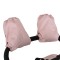 Cărucior 3în1 Cangaroo Eggo Limited Edition Pink, Piele Eco UV50+, Scaun Reversibil, Scaun Auto i-Size R129, Amortizor Lateral, 0-22 kg
