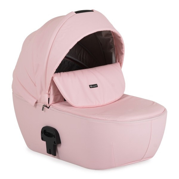 Cărucior 3în1 Cangaroo Eggo Limited Edition Pink, Piele Eco UV50+, Scaun Reversibil, Scaun Auto i-Size R129, Amortizor Lateral, 0-22 kg