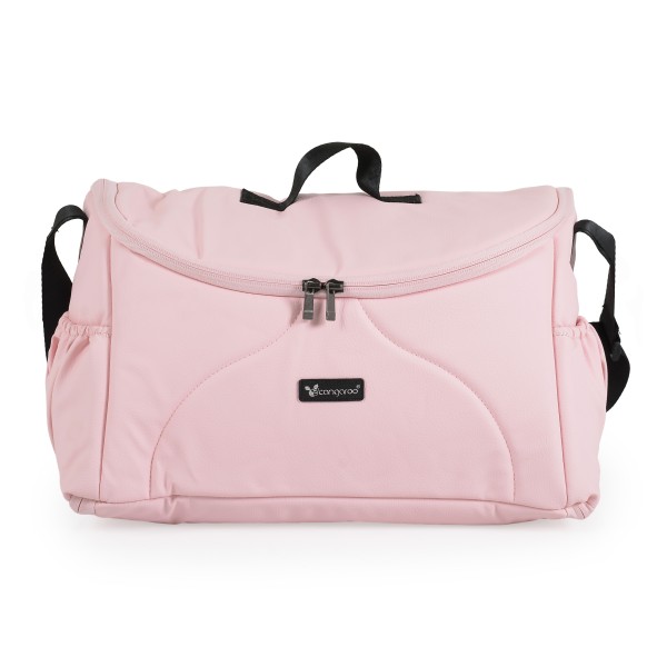 Cărucior 3în1 Cangaroo Eggo Limited Edition Pink, Piele Eco UV50+, Scaun Reversibil, Scaun Auto i-Size R129, Amortizor Lateral, 0-22 kg