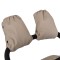 Cărucior 3în1 Cangaroo Eggo Limited Edition Vanilla Beige, Piele Eco UV50+, Scaun Reversibil, Scaun Auto i-Size R129, Amortizor Lateral, 0-22 kg