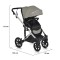 Cărucior 3în1 Cangaroo Eggo Pigeon Grey, Piele Eco UV50+, Scaun Reversibil, Scaun Auto i-Size R129, Amortizor Lateral, 0-22 kg