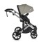 Cărucior 3în1 Cangaroo Eggo Pigeon Grey, Piele Eco UV50+, Scaun Reversibil, Scaun Auto i-Size R129, Amortizor Lateral, 0-22 kg
