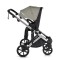 Cărucior 3în1 Cangaroo Eggo Pigeon Grey, Piele Eco UV50+, Scaun Reversibil, Scaun Auto i-Size R129, Amortizor Lateral, 0-22 kg