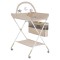 Masă de Înfășat Multifuncțională Moni Kaskada Beige, 5 Poziții Înălțime, Arc Jucării Detașabil, Organizator, 4 Roți cu Frâne, 0-15 kg
