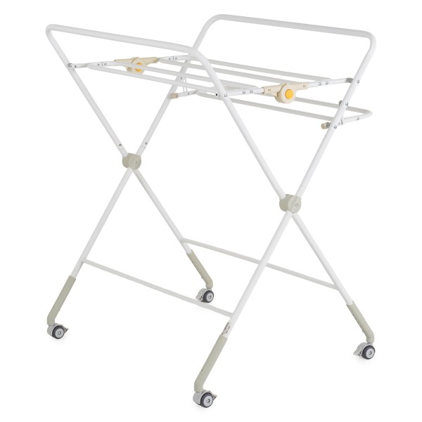 Masă de Înfășat Multifuncțională Moni Kaskada Grey, 5 Poziții Înălțime, Arc Jucării Detașabil, Organizator, 4 Roți cu Frâne, 0-15 kg