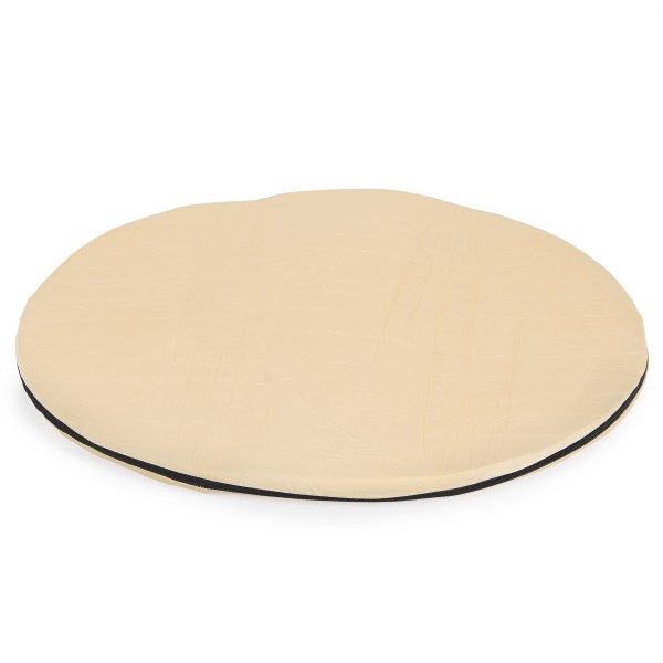 Piscină cu Bile Moni Toys Beige, 200 Bile Colorate Incluse, Fund Moale, Husă Lavabilă cu Fermoar, Diametru 80 cm Interior, 12 Luni+